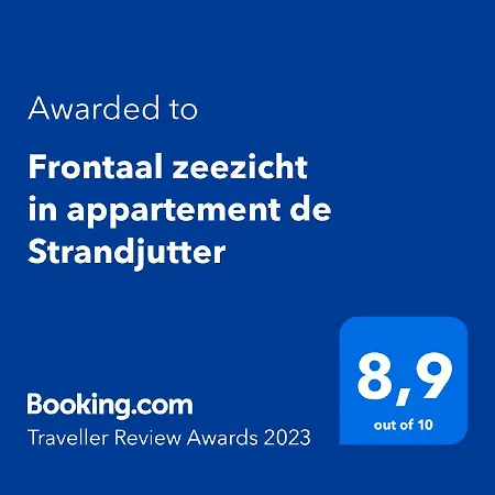Frontaal Zeezicht In De Strandjutter Ostende